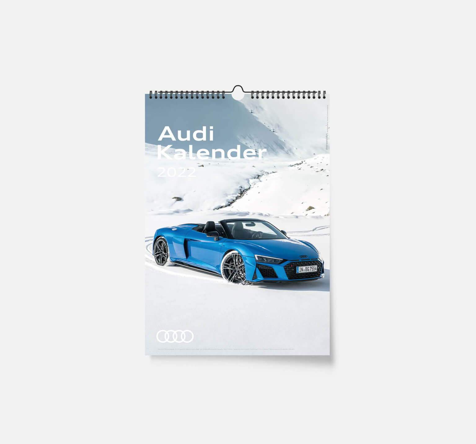 Audi Kalender 2022, DIN A3 - Officially licensed by AUDI AG