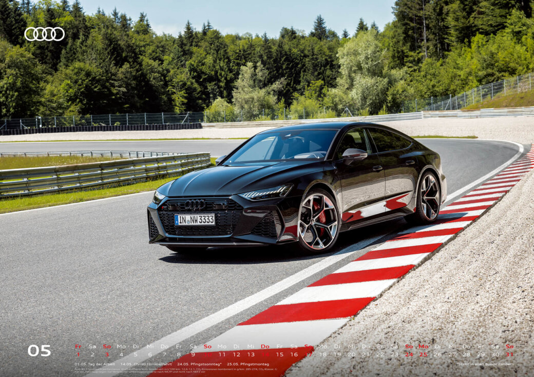 Audi Kalender 2026 - DIN A2 - Mai