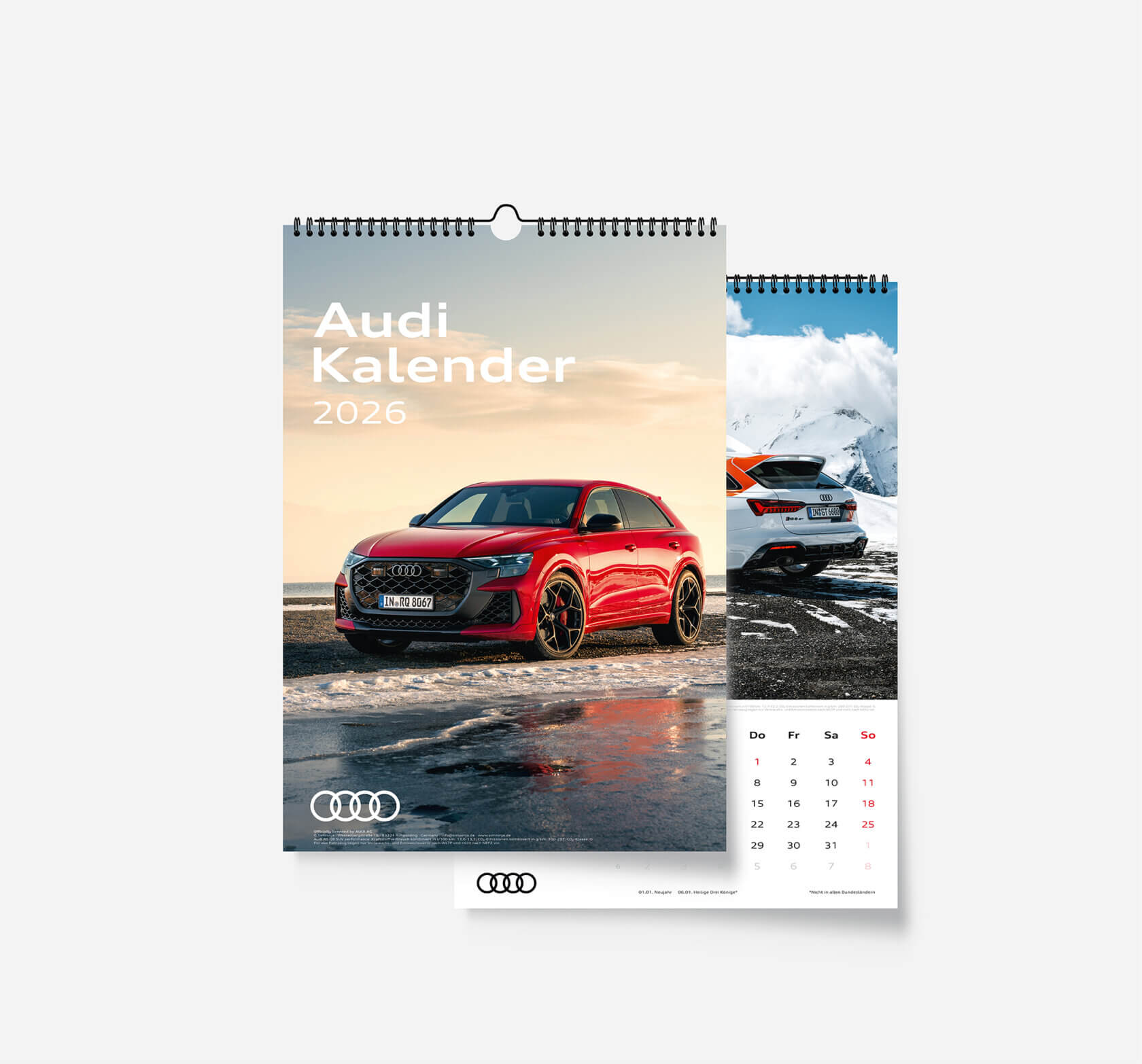 Audi Wandkalender 2026, DIN A3
