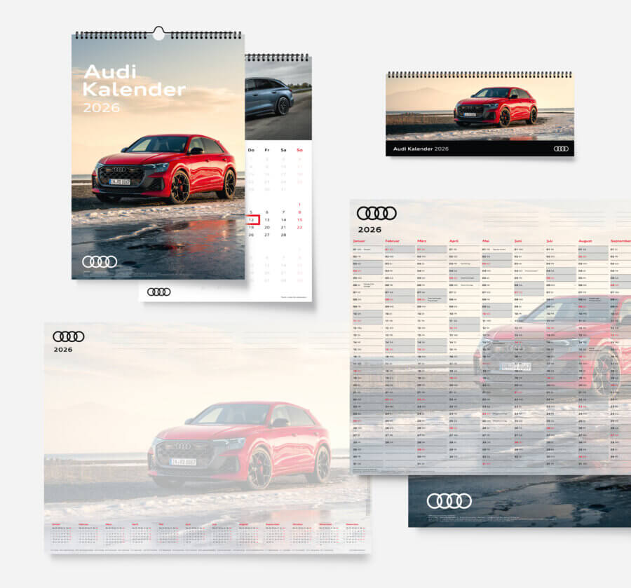 Audi Kalender 2026, Office Bundle