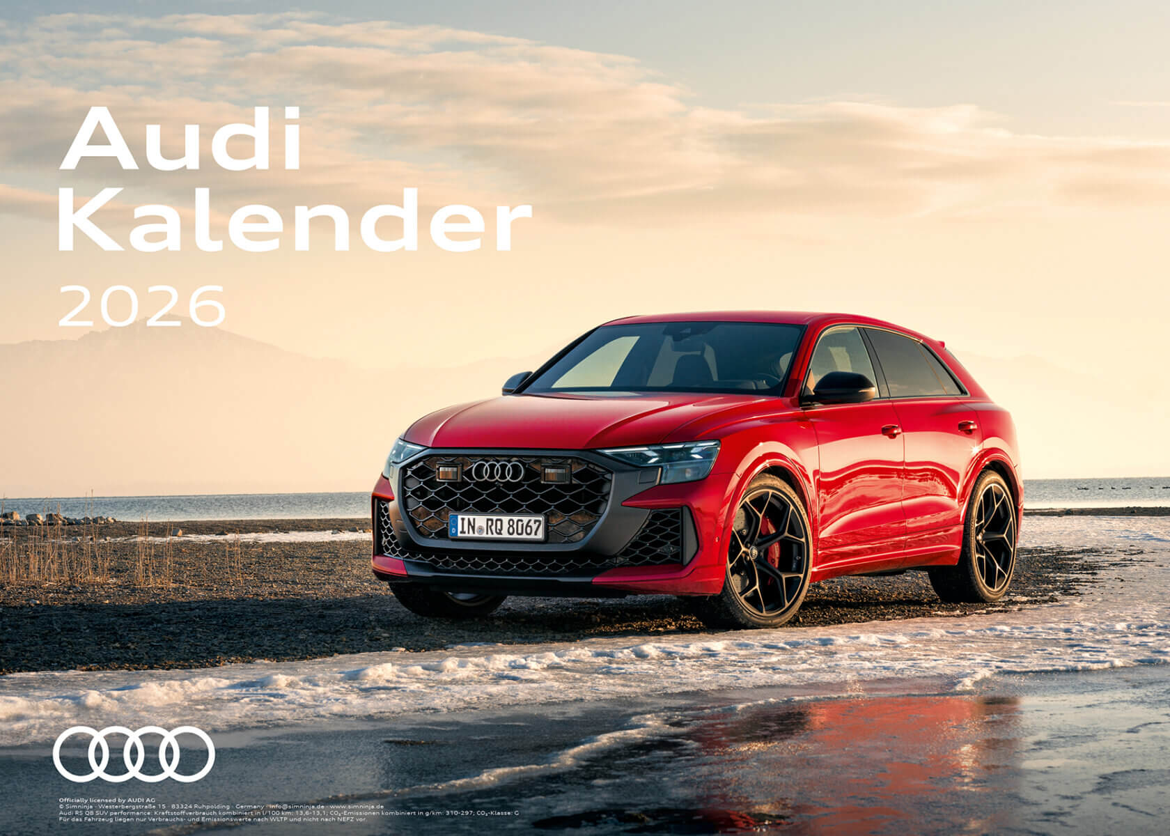 Audi Kalender 2026, XXL Format, Cover