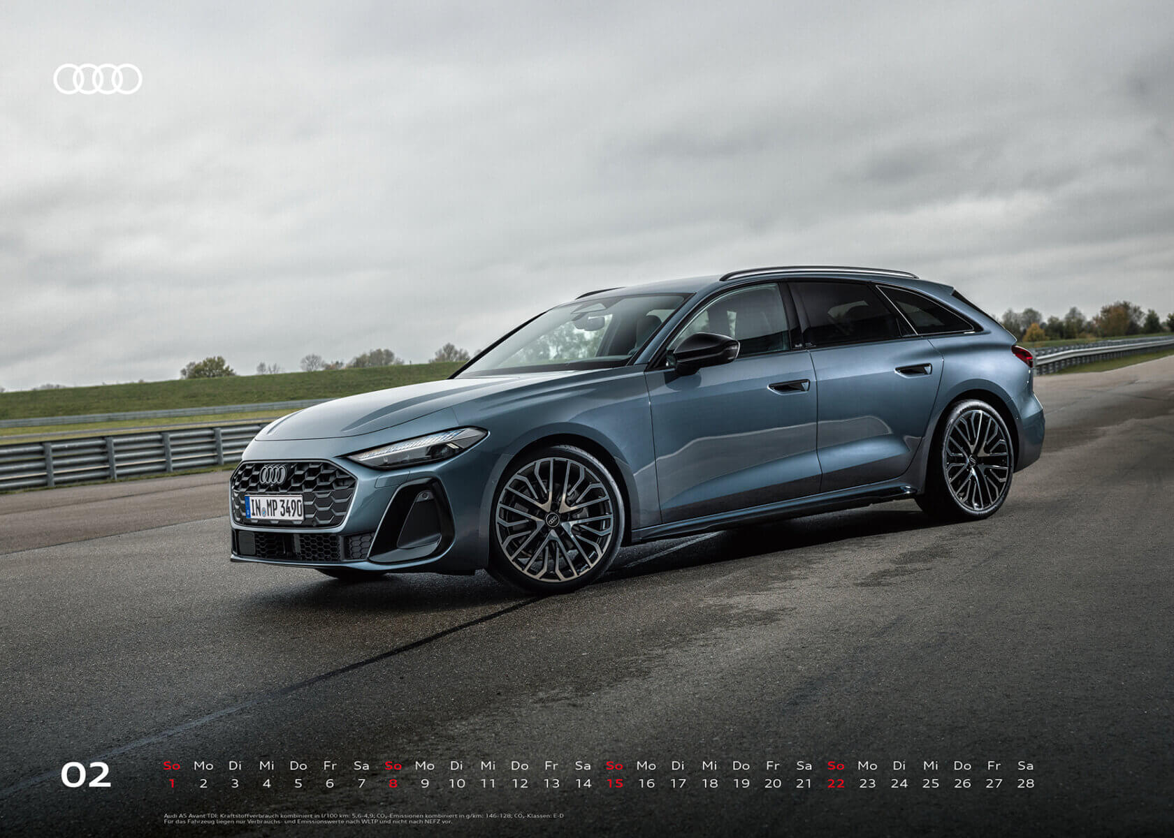 Audi Kalender 2026, XXL - Audi A5 Avant TDI