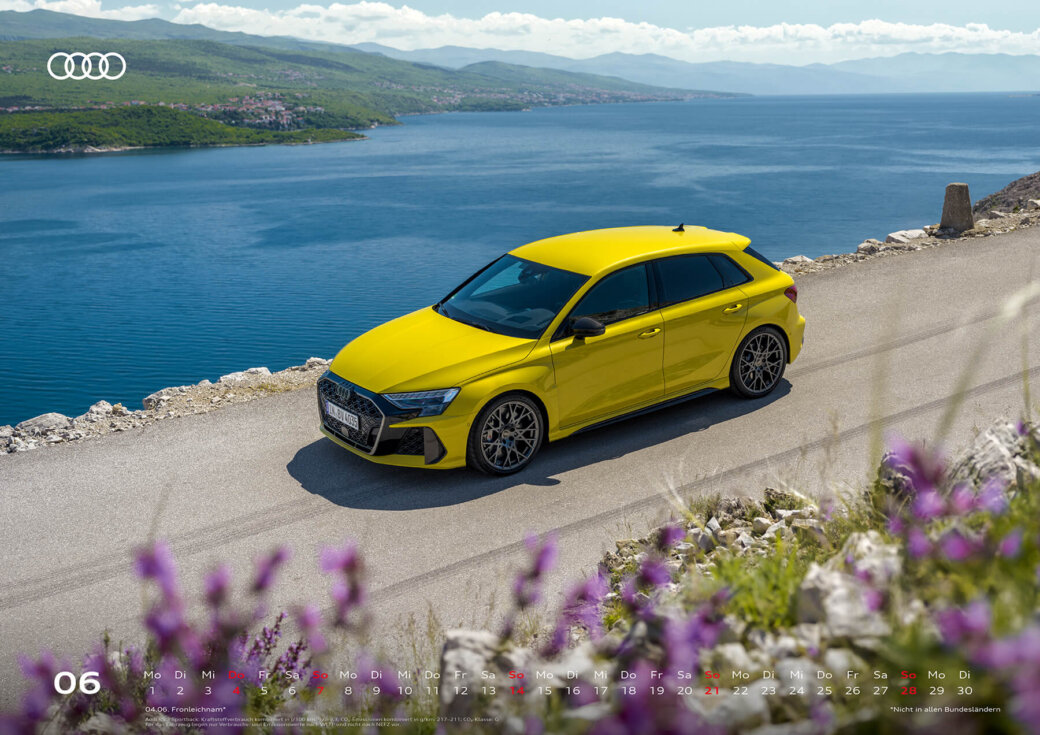 Audi Kalender 2026, XXL - Audi RS 3 Sportback