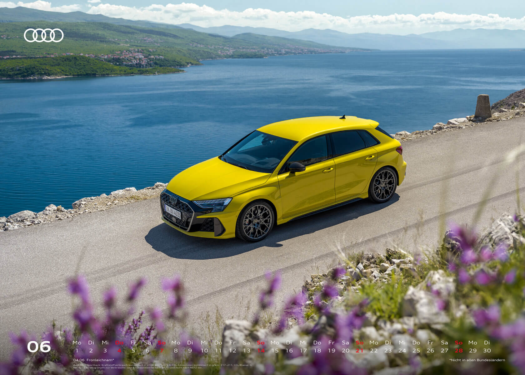 Audi Kalender 2026, XXL - Audi RS 3 Sportback