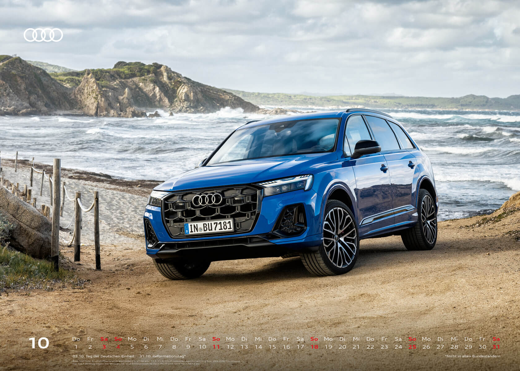 Audi Kalender 2026, XXL - Audi SQ7 SUV