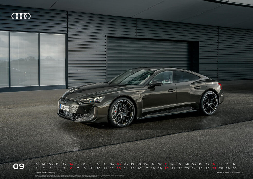 Audi Kalender 2026, XXL - Audi RS e-tron GT performance