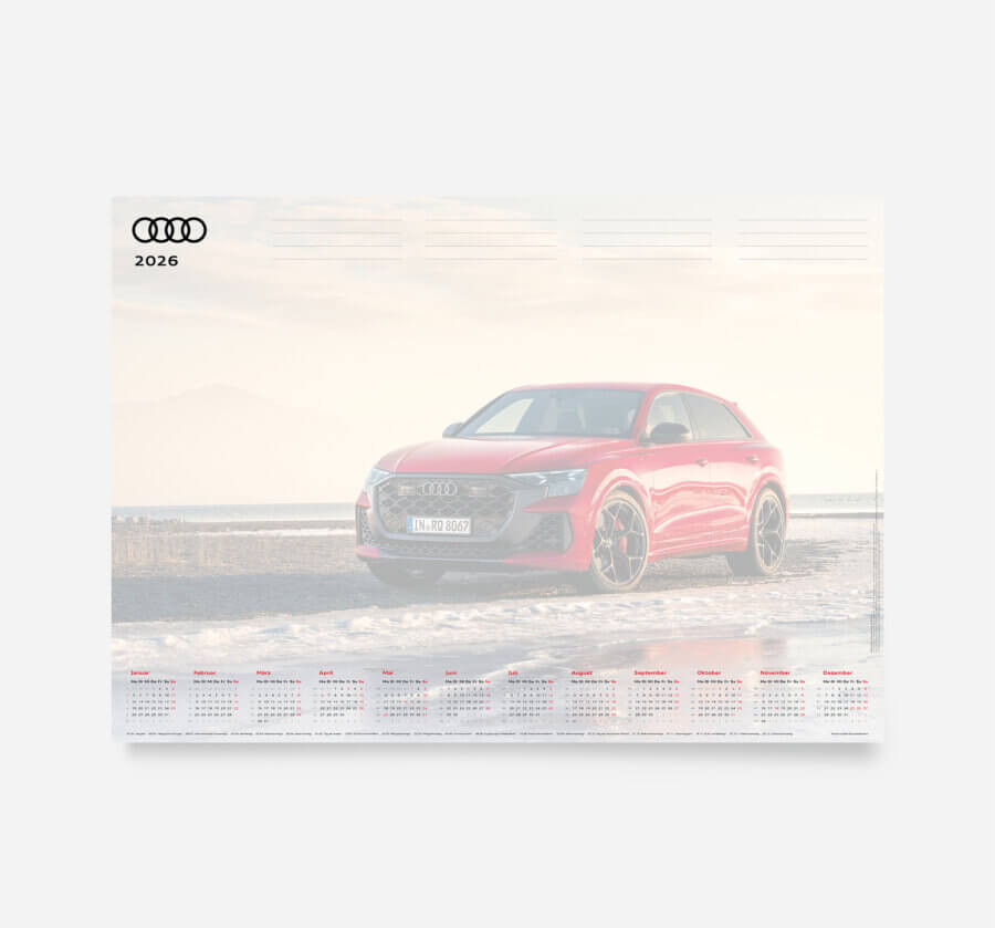 Audi Schreibtischunterlage 2026