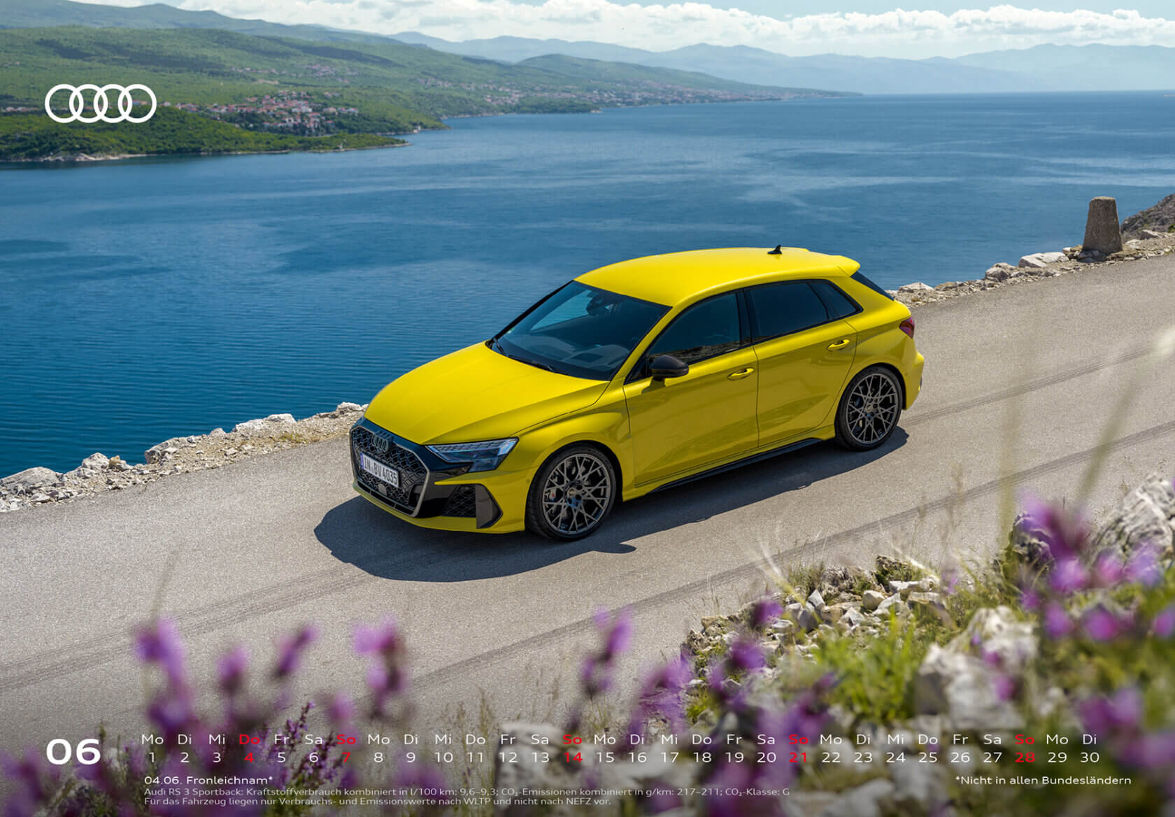 Audi Tischkalender 2026, Juni