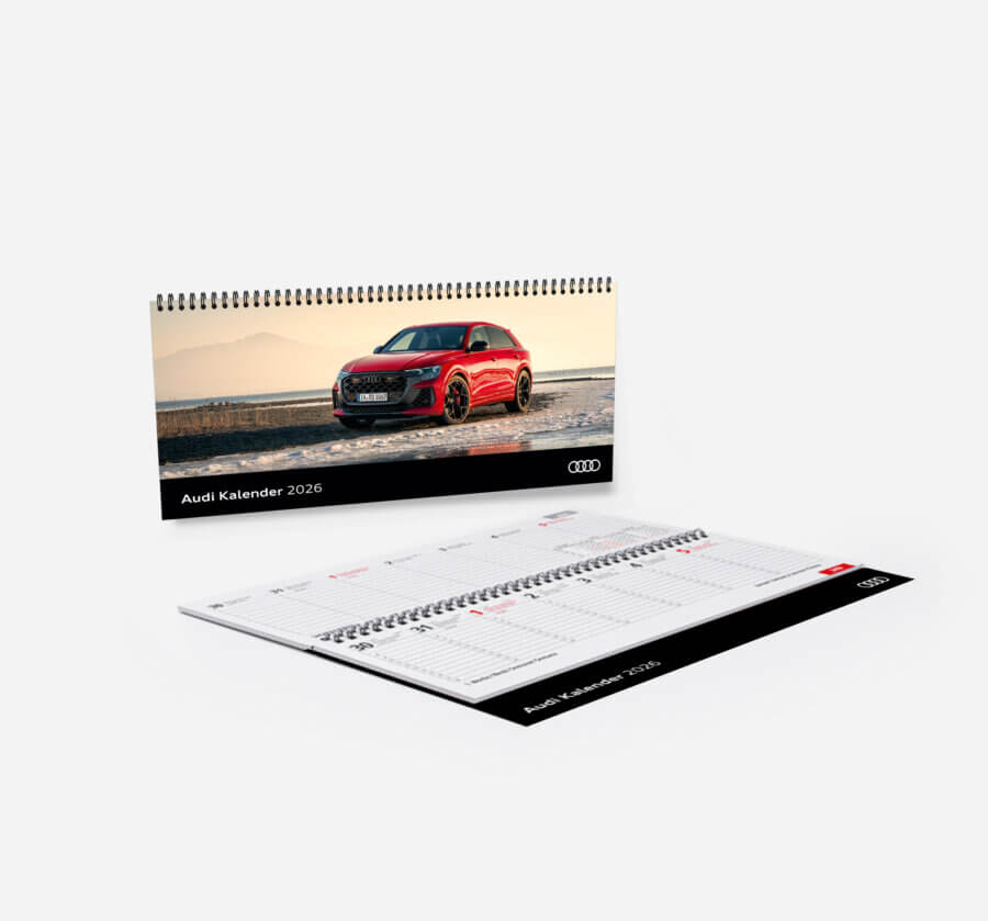 Audi Tischplaner 2026