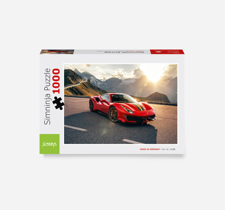 Puzzle 1000 Teile, Motive: Ferrari 488 Pista