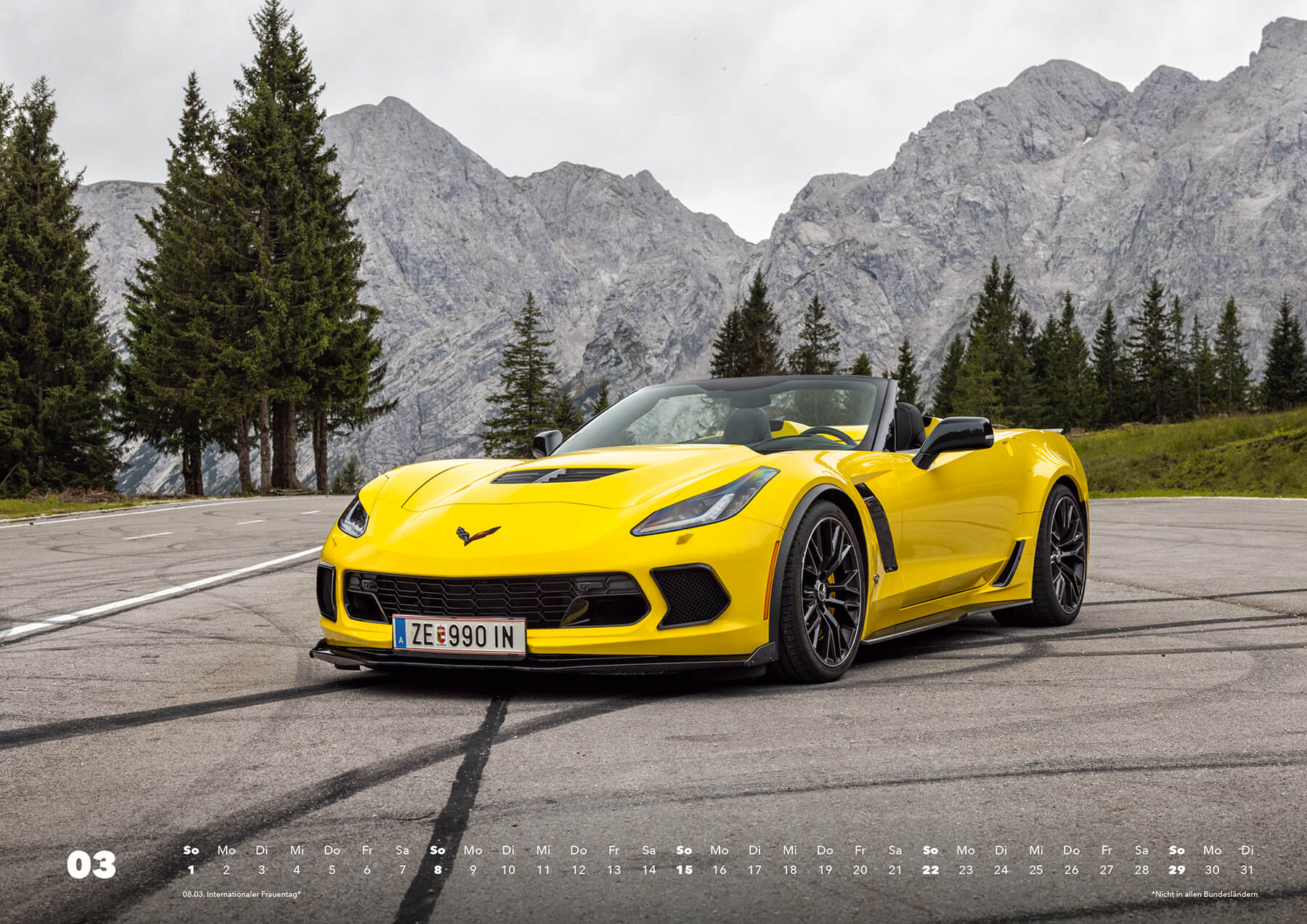 Sportwagen Kalender 2026, DIN A2 – Bild 5