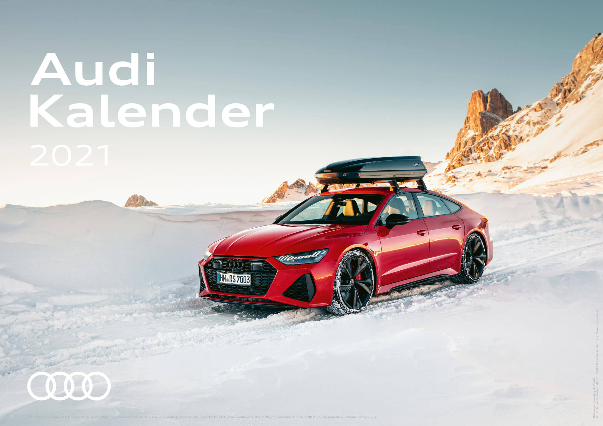 Audi Kalender 2021 - DIN A2 / Audi RS7 Sportback
