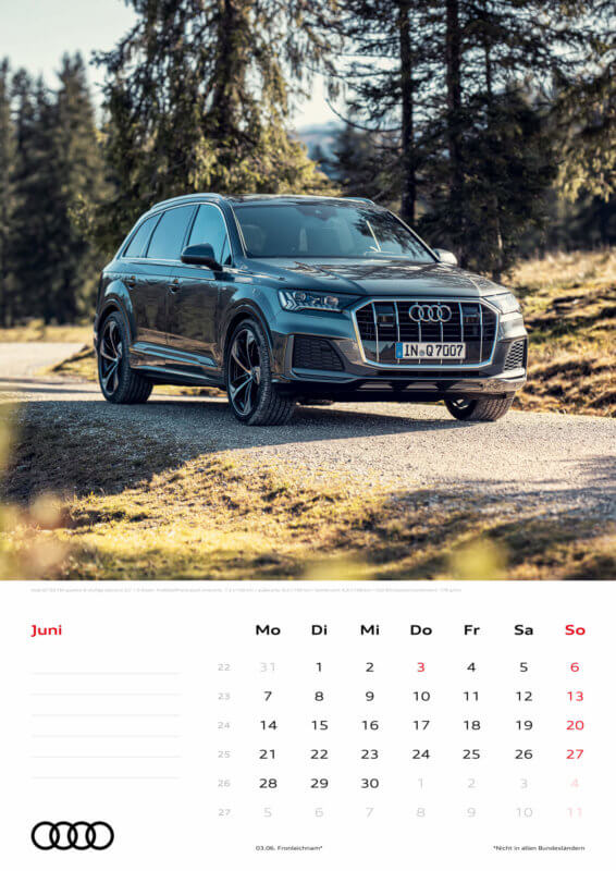 Audi Kalender 2021 - DIN A3 / Audi Q7