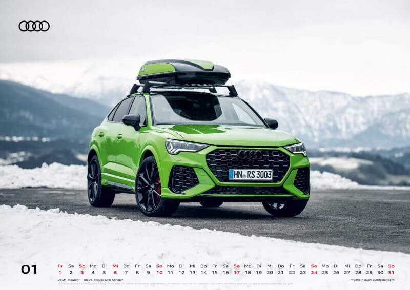 Audi Kalender 2021 - DIN A2 / Audi RSQ3 Sportback