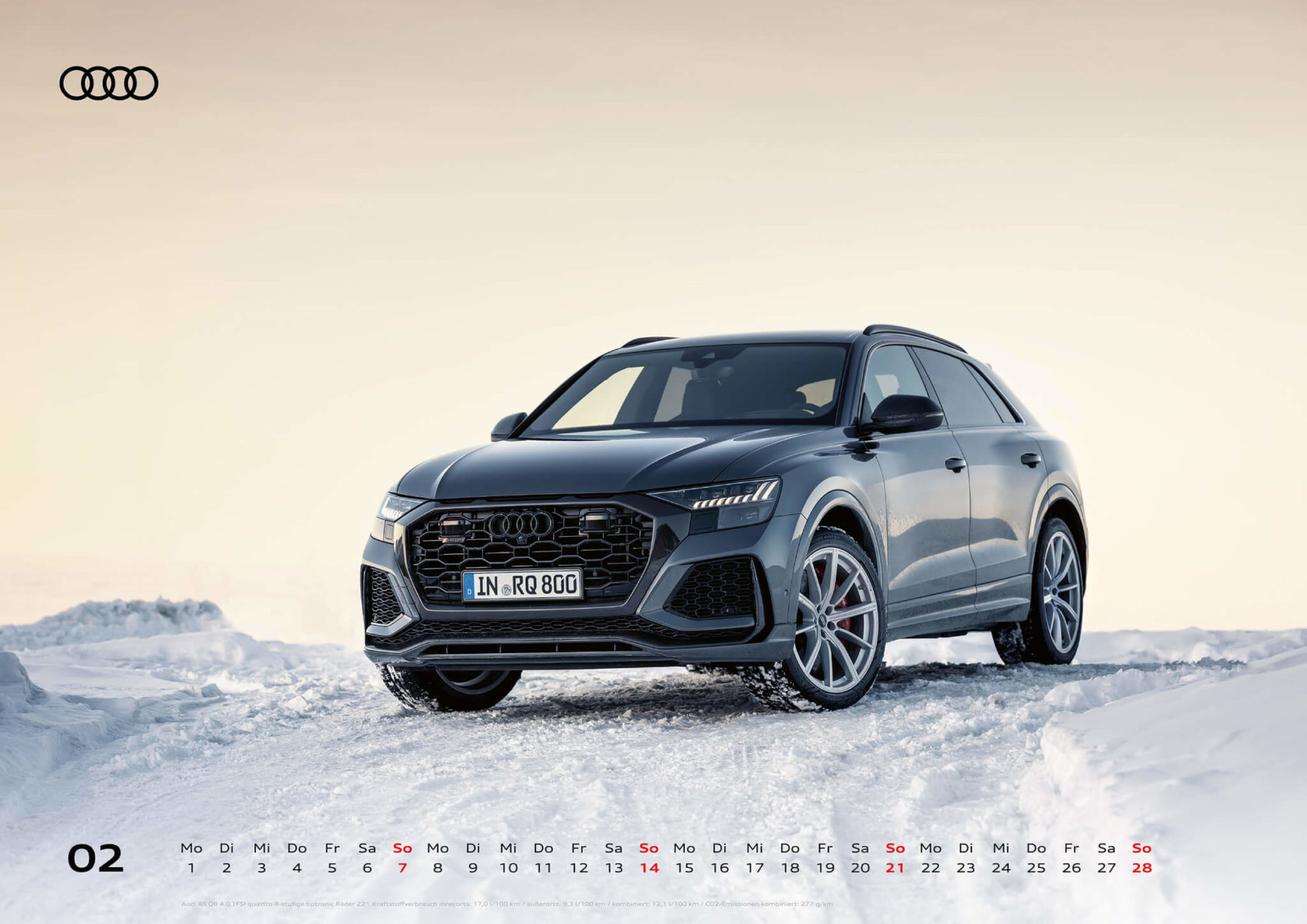 Audi Kalender 2021 - DIN A2 / Audi RSQ8