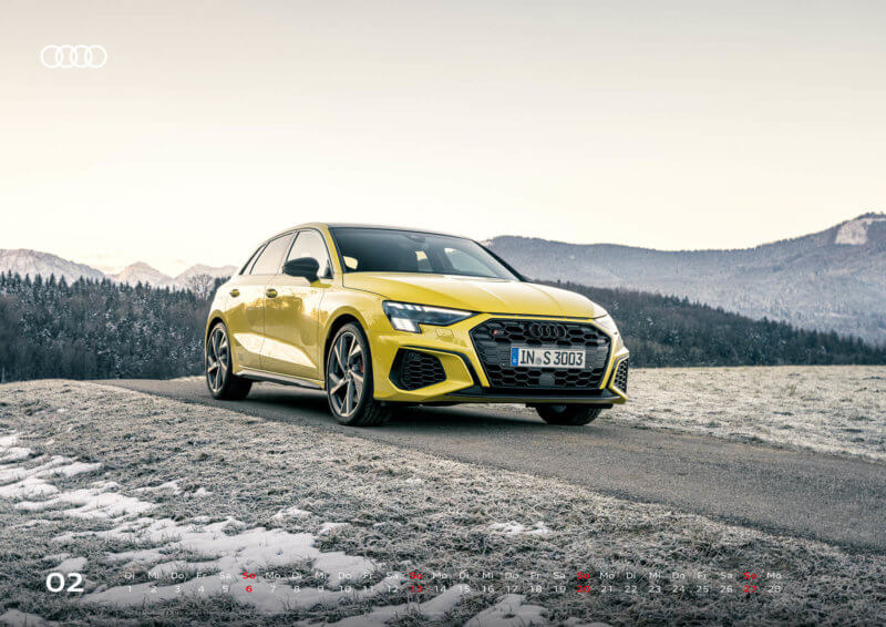Audi Kalender 2022 A2 Februar