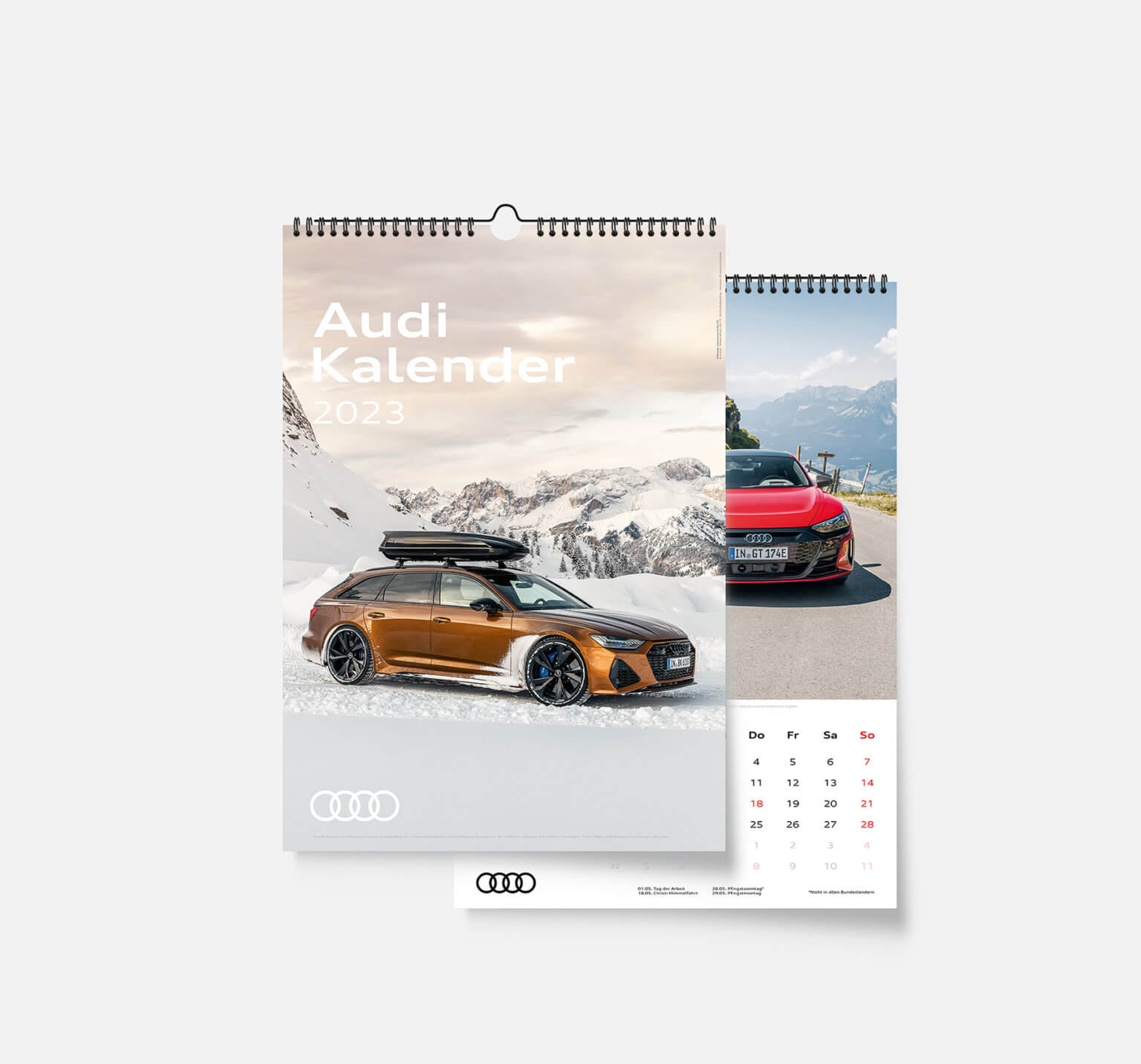 Audi Kalender 2023, DIN A3 - Officially licensed by AUDI AG