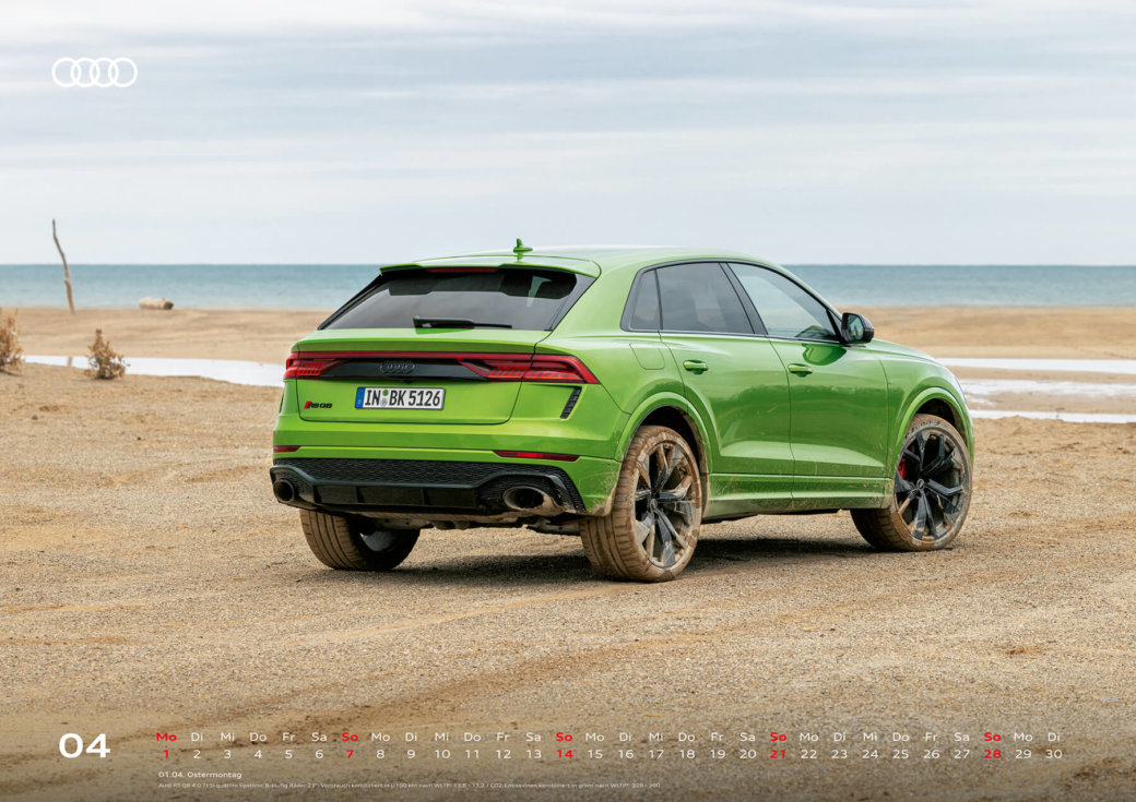 Audi Kalender 2024 DIN A2 - April