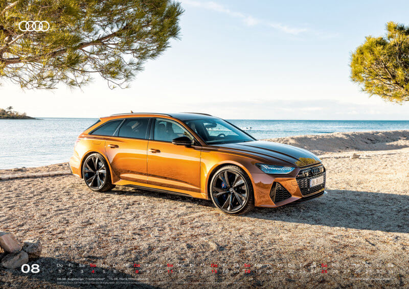 Audi Kalender 2024 DIN A2 - August