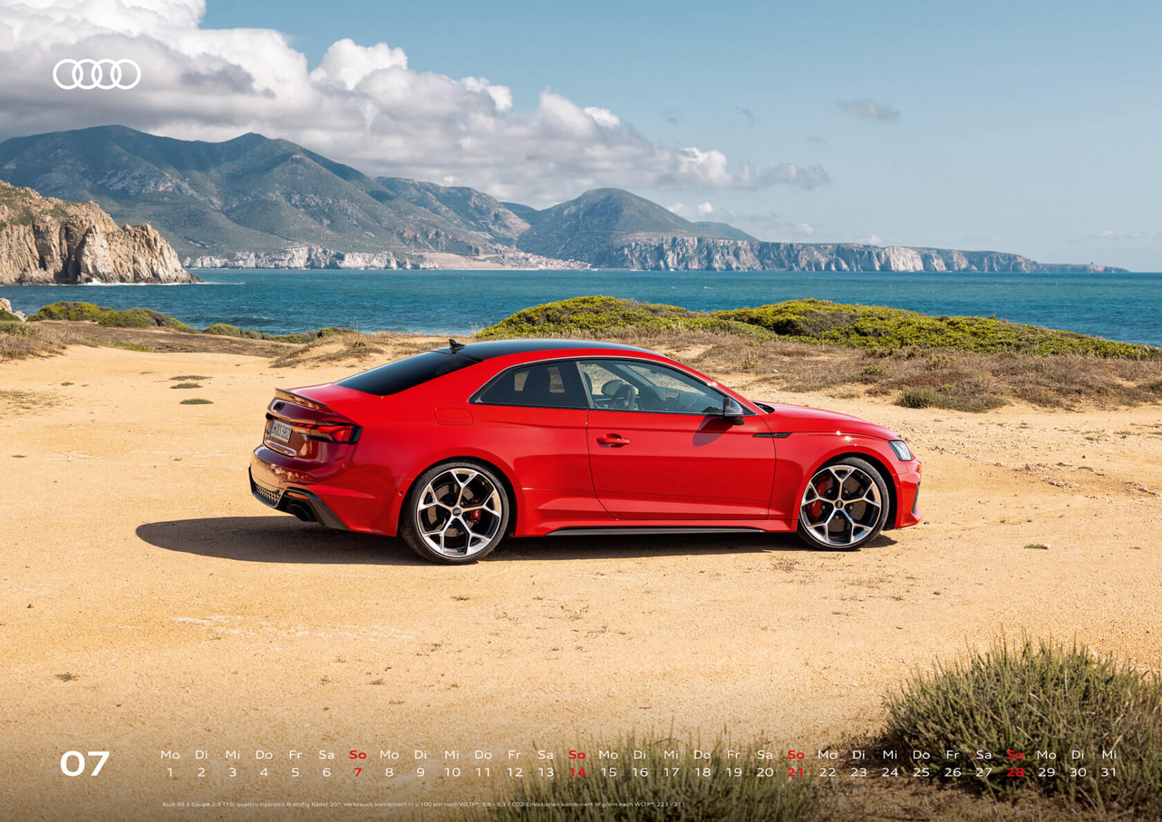Audi Kalender 2024 DIN A2 - Juli