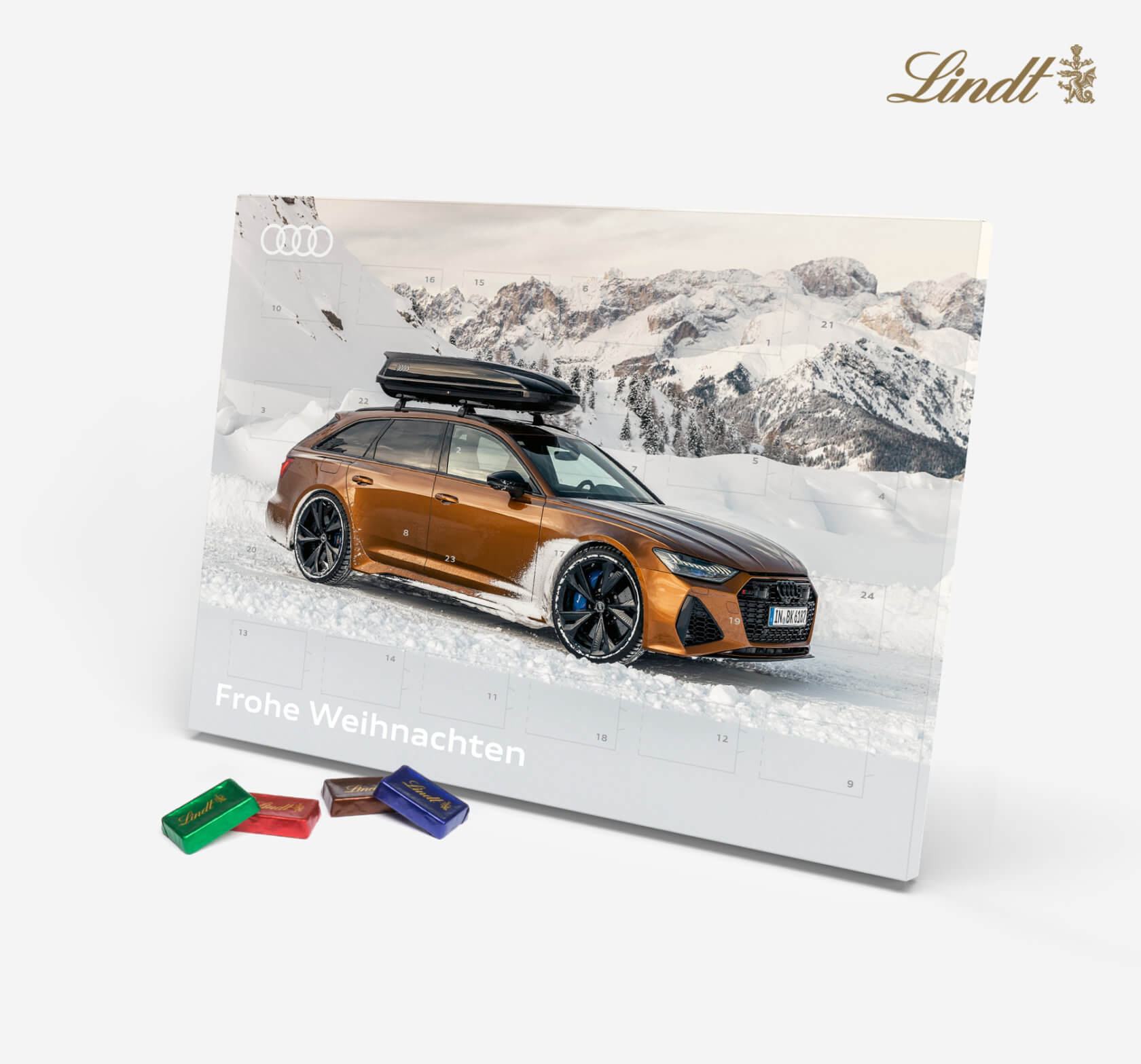 Audi Adventskalender mit Lindt Schokolade | Audi RS 6 Avant
