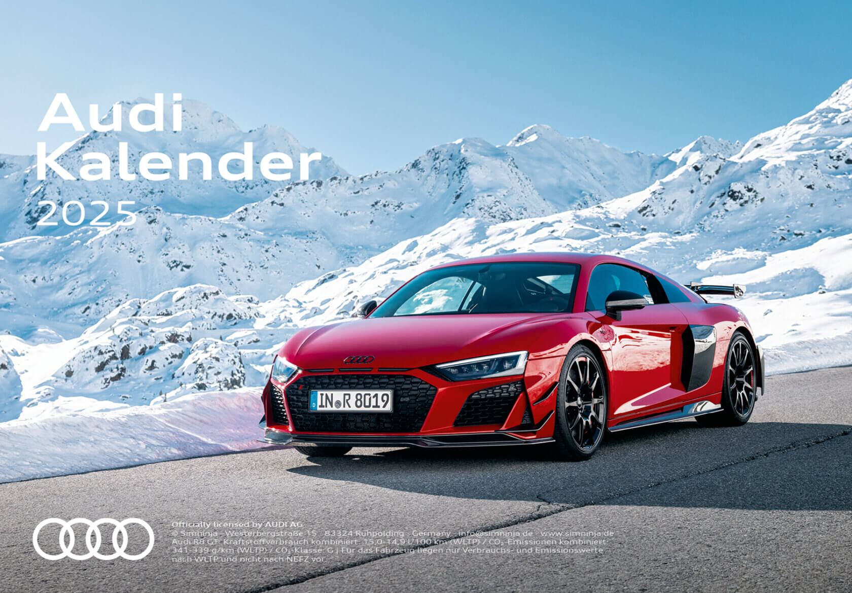 Audi Tischkalender 2025 - Cover