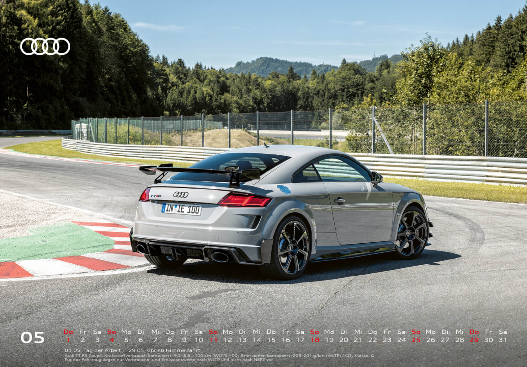 Audi Tischkalender 2025 - Mai