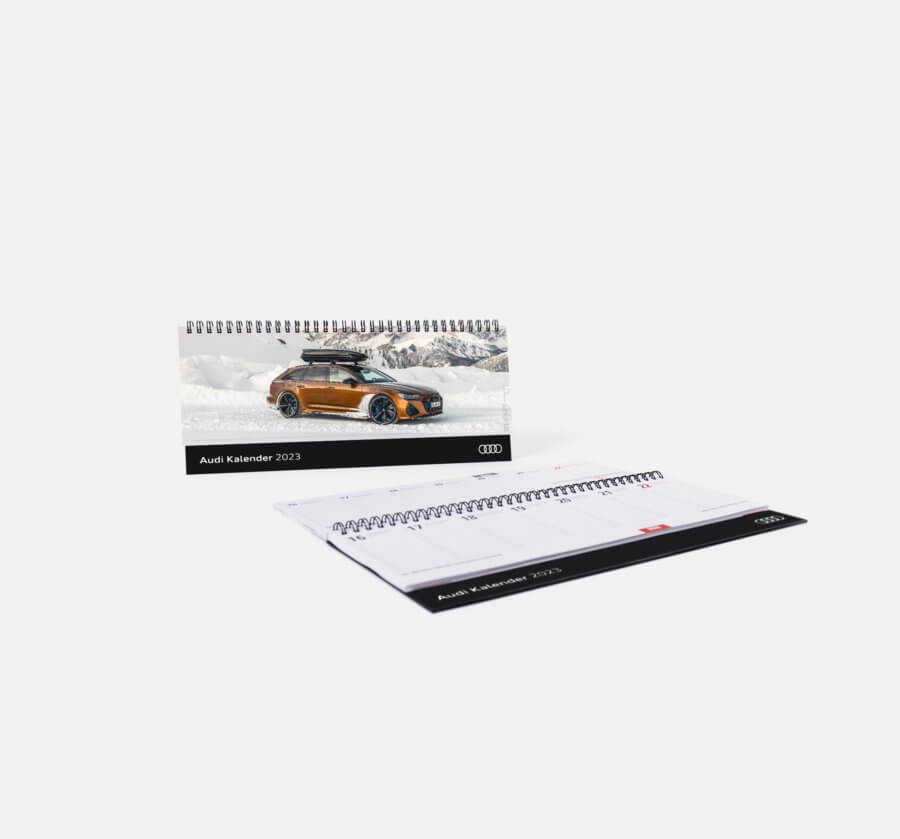 Audi Tischplaner 2023 DIN A5 lang
