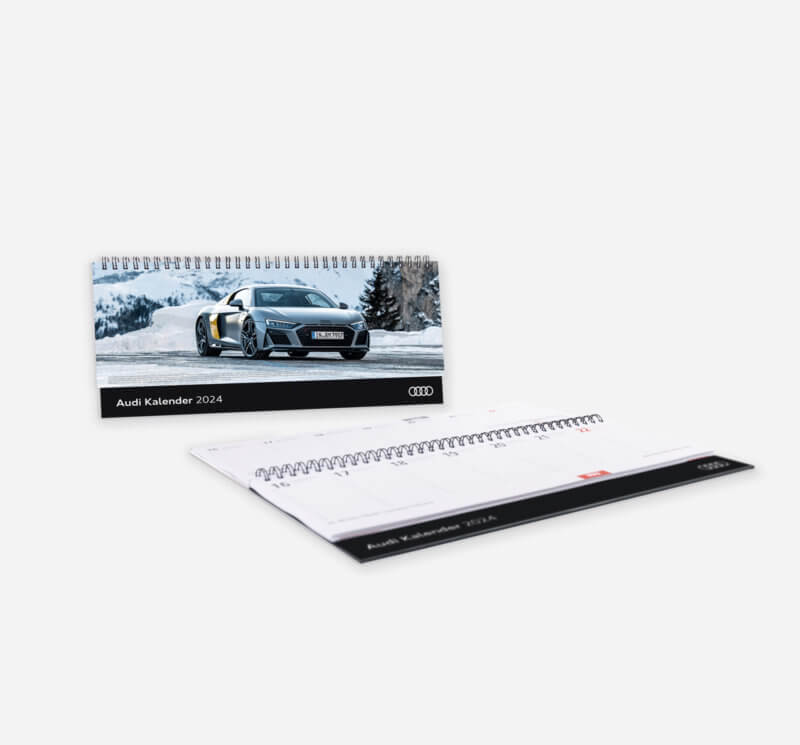 Audi Tischplaner 2024 DIN A5 lang