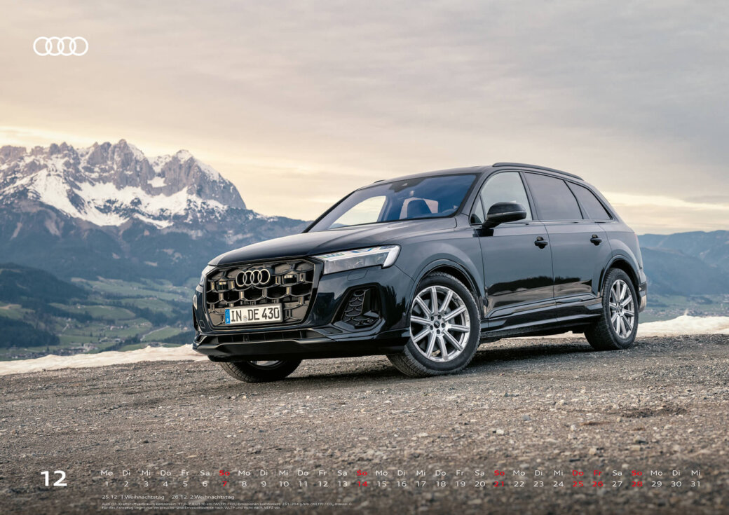 Audi Kalender 2025 XXL - Audi Q7