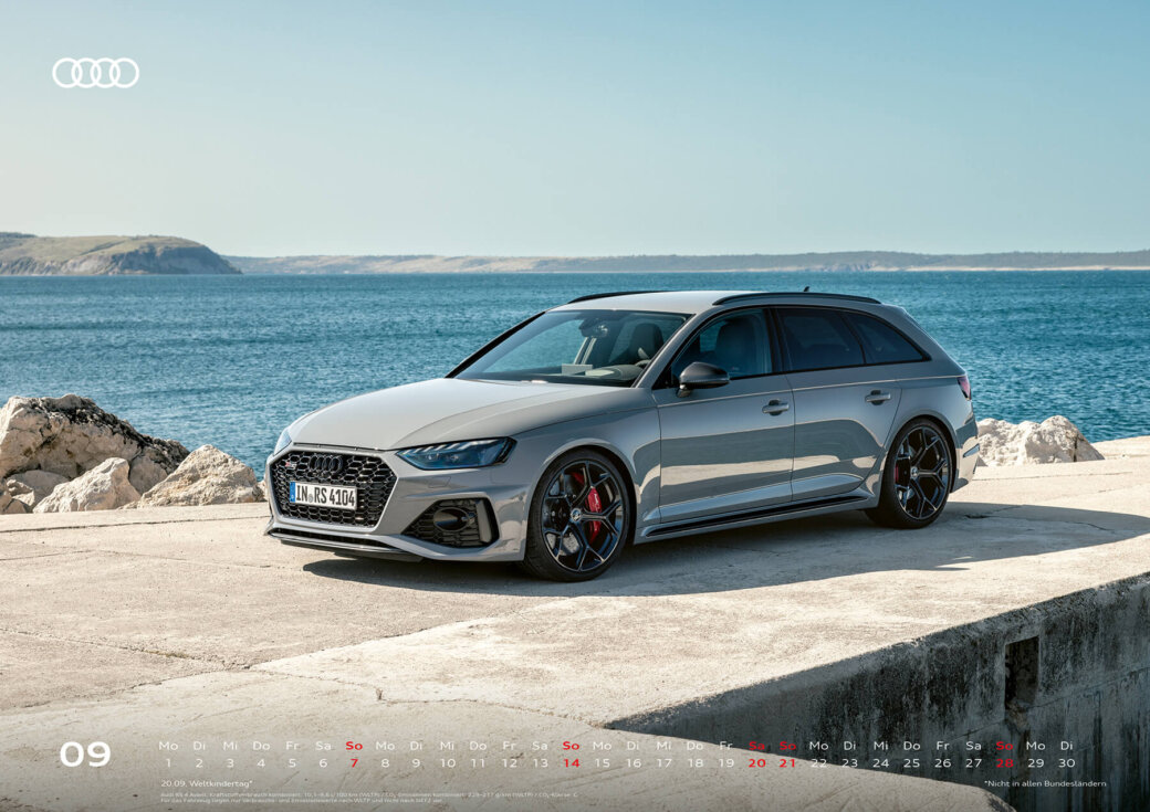 Audi Kalender 2025 XXL - Audi RS 4 Avant