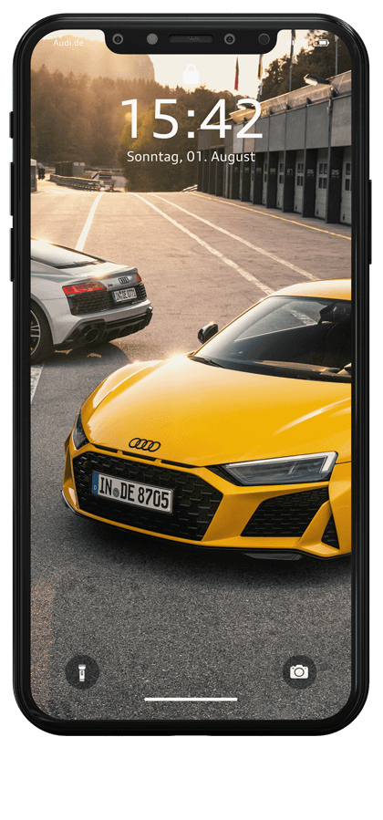 iPhone Mockup Audi R8